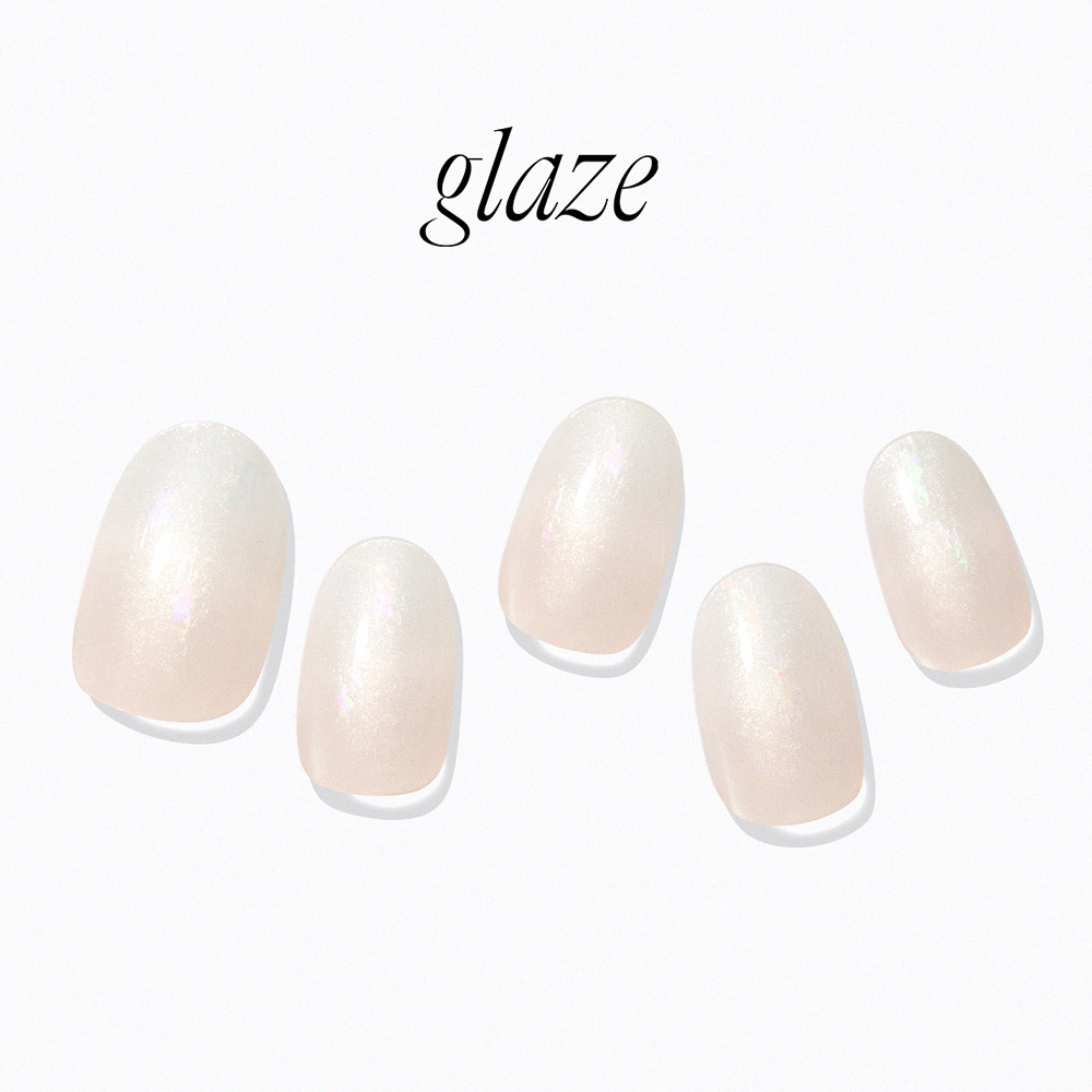 【DASHING DIVA】Glaze M經典凝膠美甲貼 奢華白