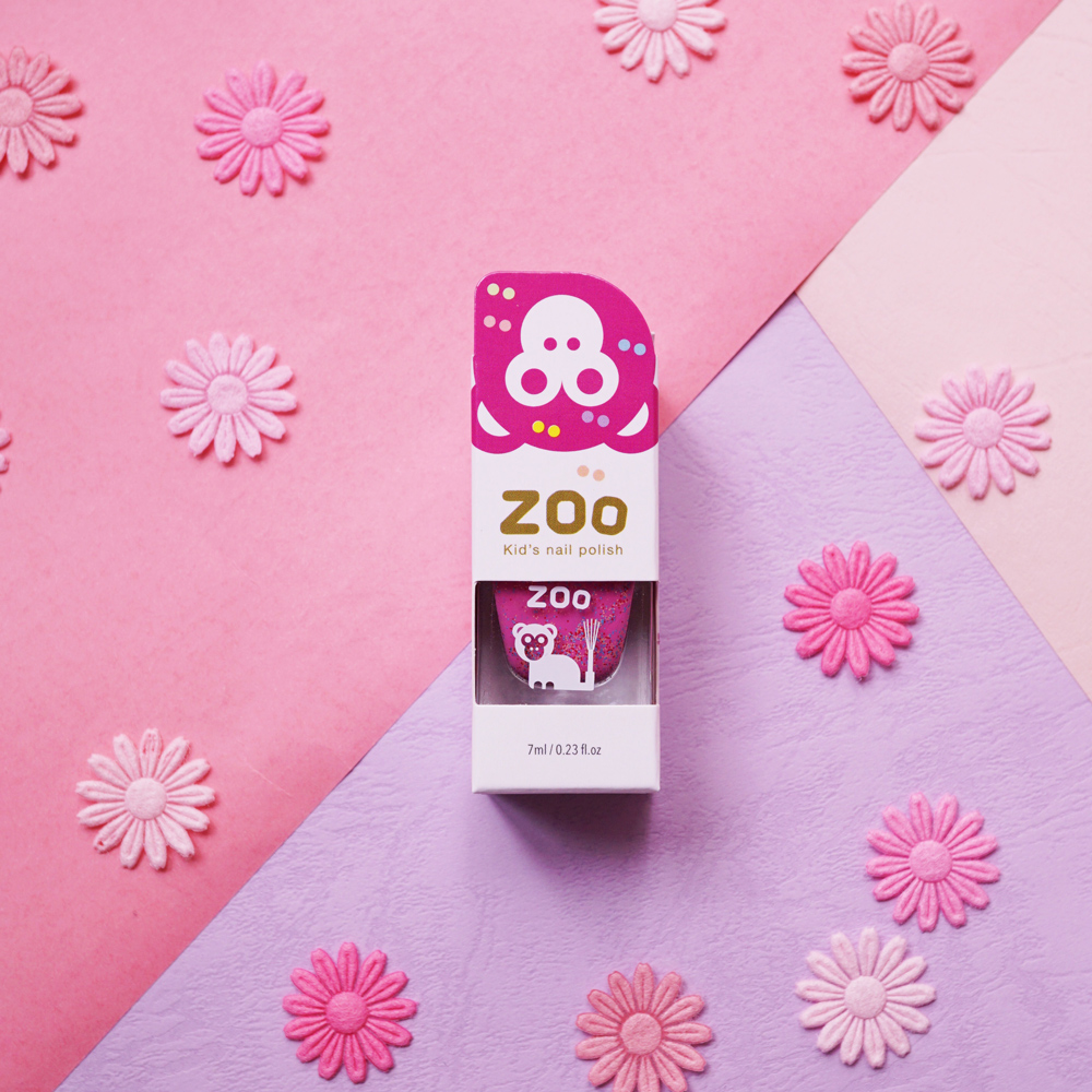 【ZOO ㄖㄨˋ】兒童拋棄式指甲油 #12 櫻桃紅小猴 7ml