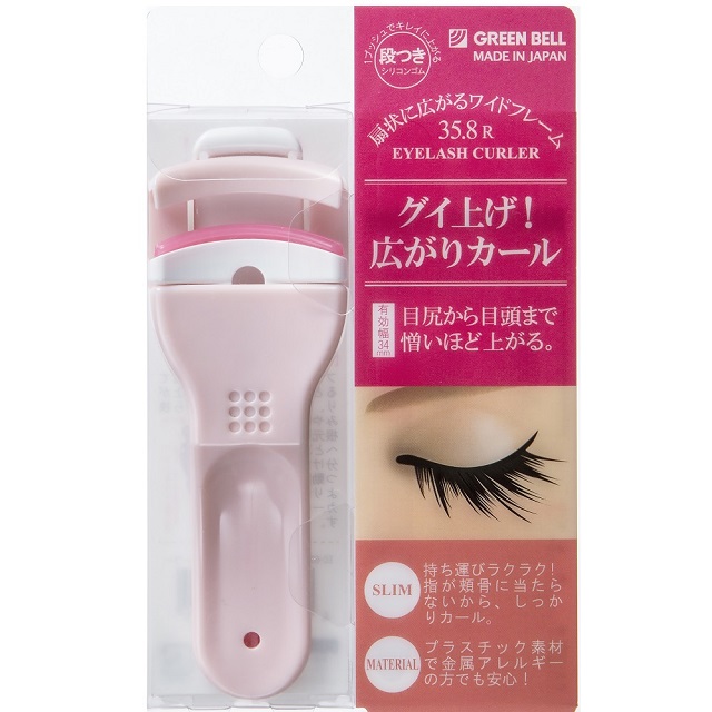 日本綠鐘EC專利35.8R眼弧全型捲俏睫毛夾(EC-60)