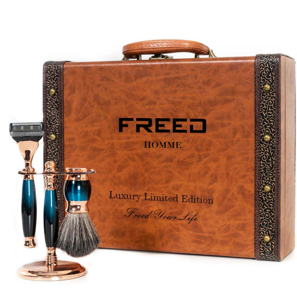 【FREED】兩週年紀念款 豪華典藏版刮鬍刀禮盒 - 銀河藍