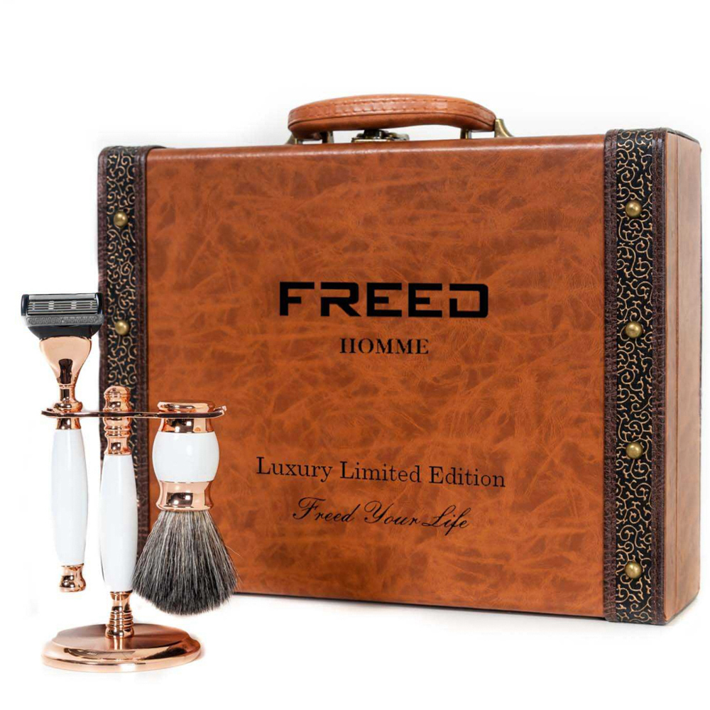 【FREED】兩週年紀念款 豪華典藏版刮鬍刀禮盒 - 珍珠白