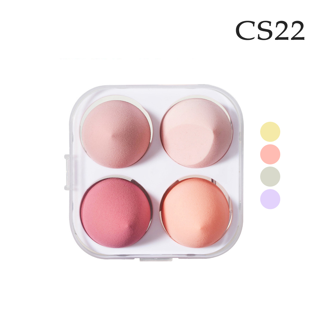 【CS22】超軟！不吃粉雞蛋盒裝美妝蛋(4顆/入)