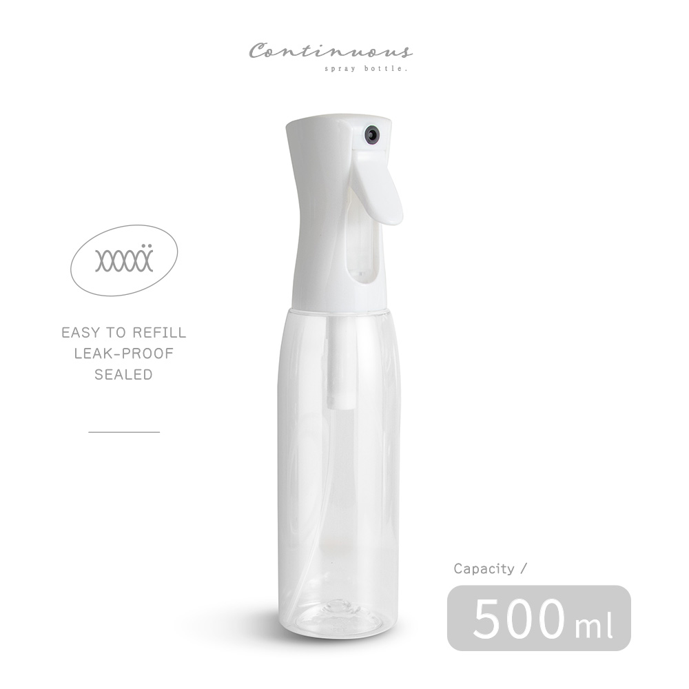 酒精噴瓶 高壓連續自動 噴霧瓶 分裝瓶 酒精瓶 噴霧器 多功能 噴瓶 大容量 500ml / 透明