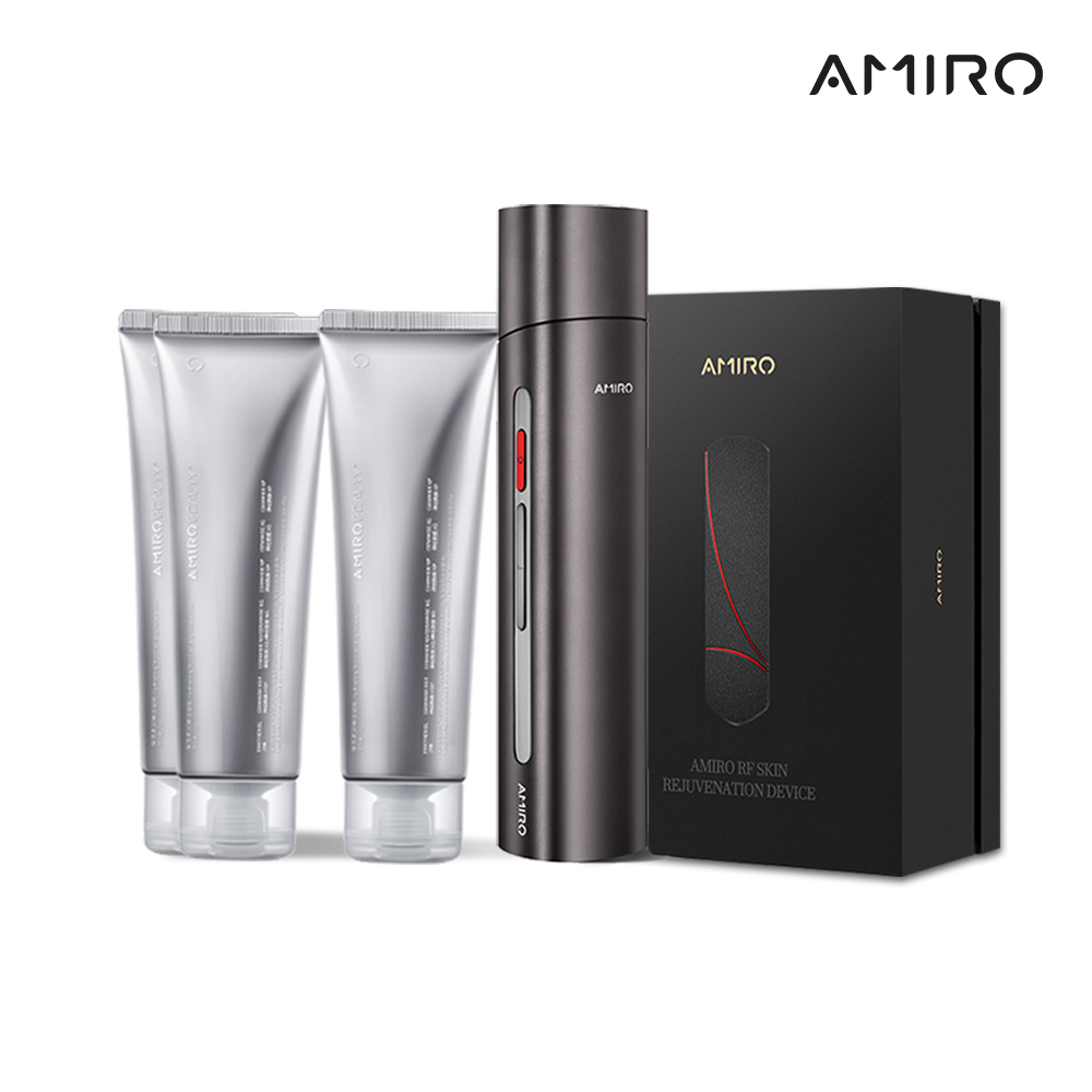 【AMIRO】時光機拉提美容儀 R1 PRO(贈專用凝膠1條) + 保濕柔嫩精華凝膠 2入