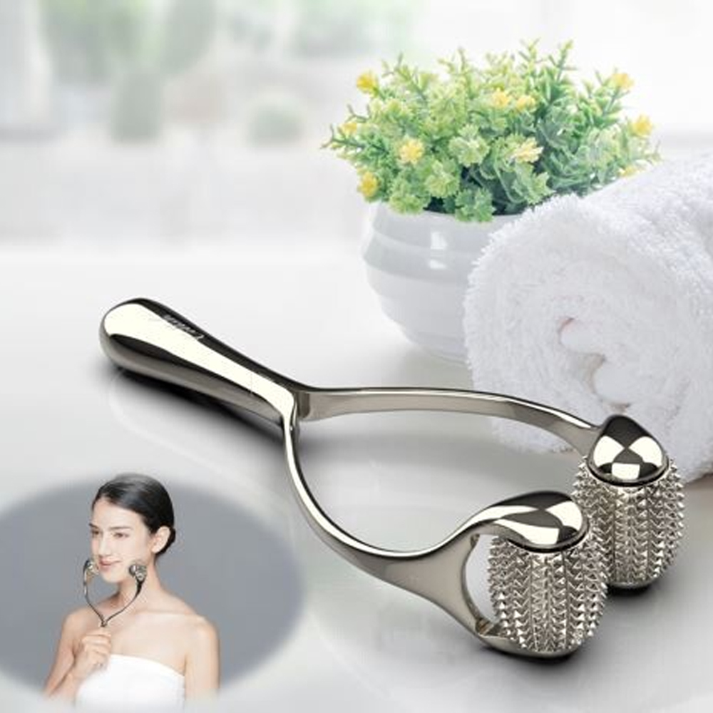 【NEEDS】日本 Cellsh 臉部緊實滾輪按摩器(微針滾輪、小V臉按摩滾輪、臉部按摩器)
