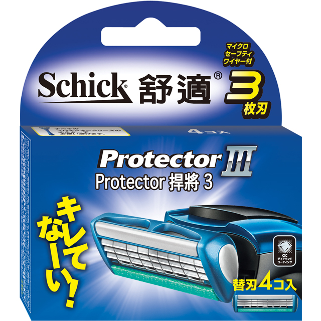 舒適捍將3刀片*4入