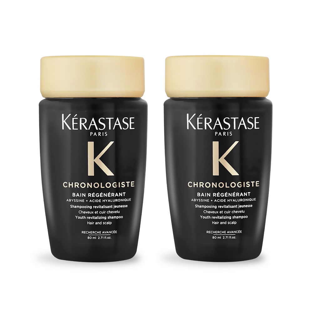 【KERASTASE卡詩】黑鑽極萃逆時髮浴 80ml x2入組