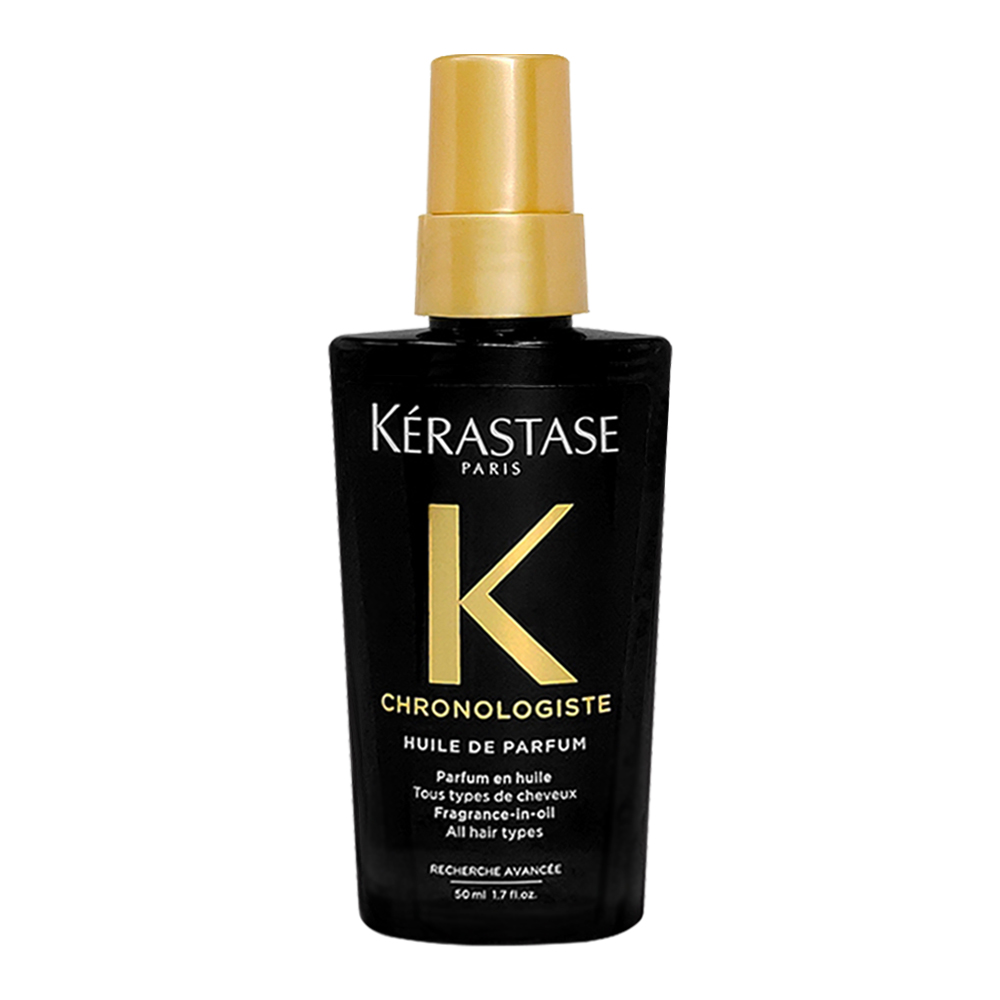 KERASTASE 卡詩 黑鑽極萃逆時玫瑰香氛露 50ml (免沖洗護髮油) 旅行小樣