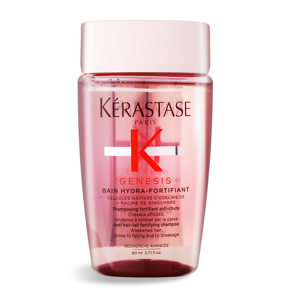 KERASTASE 卡詩 粉漾芯生髮浴-清爽型(80ml)-國際航空版