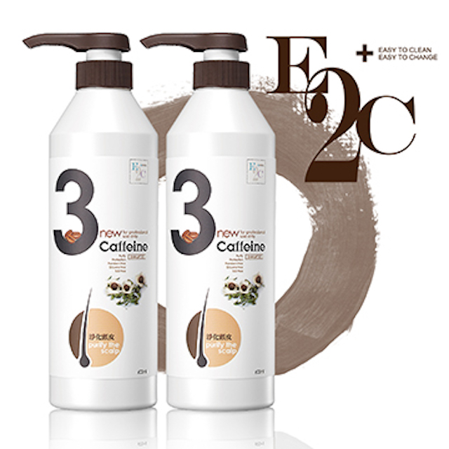 E2C 啡洗不可 辣木子3號淨化頭皮洗髮精(600ml) 2入