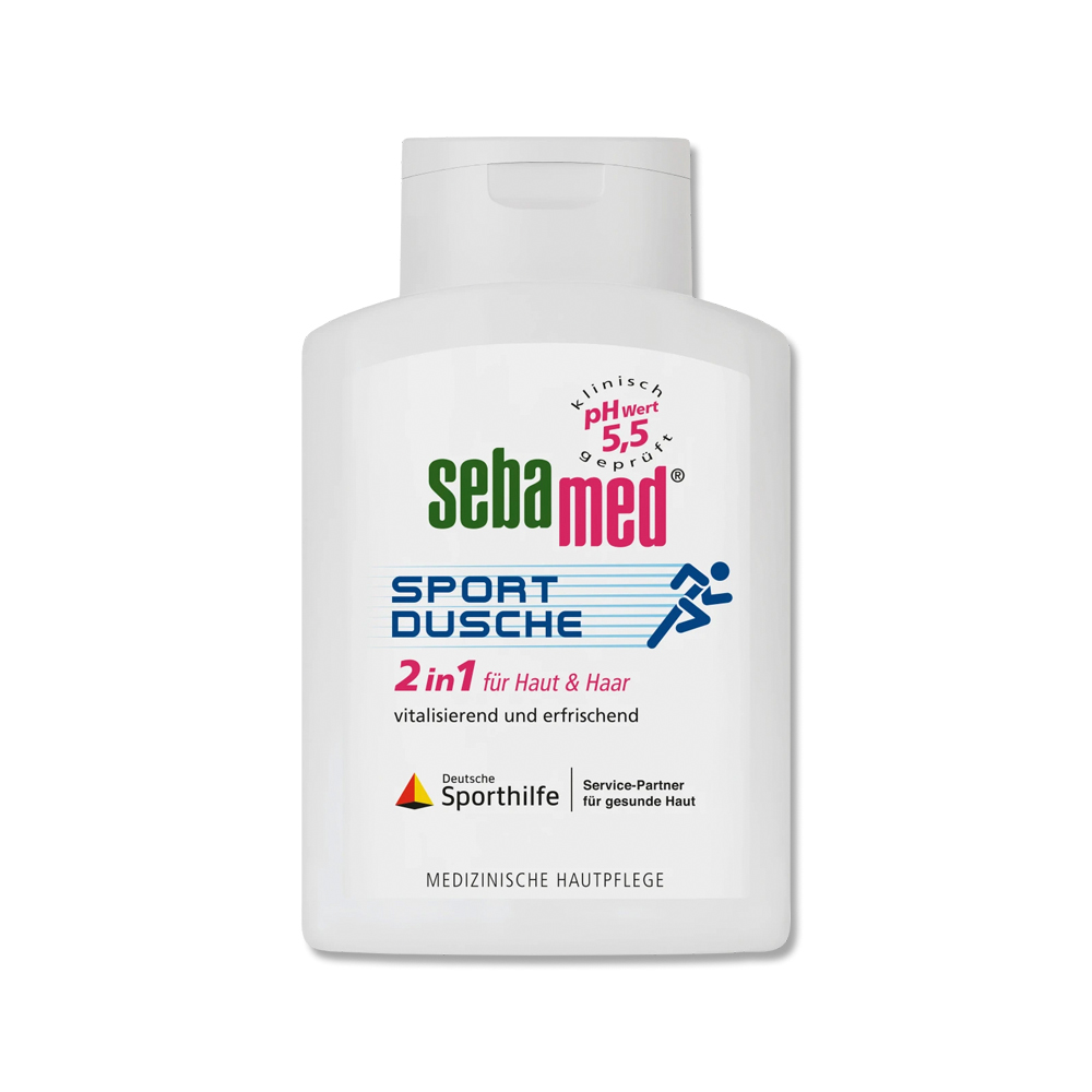 德國Sebamed-pH5.5運動型清爽2合1洗髮精沐浴乳200ml/瓶