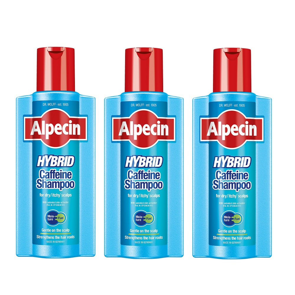 【Alpecin】雙動力咖啡因洗髮露 250ml 公司貨 x3入 (效期2025.10)