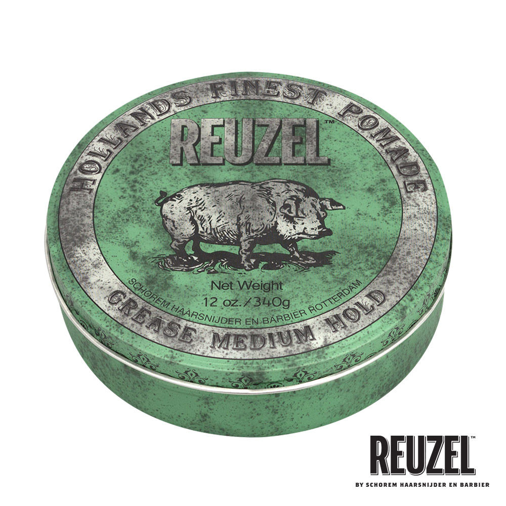 REUZEL 綠豬中強髮油 340g