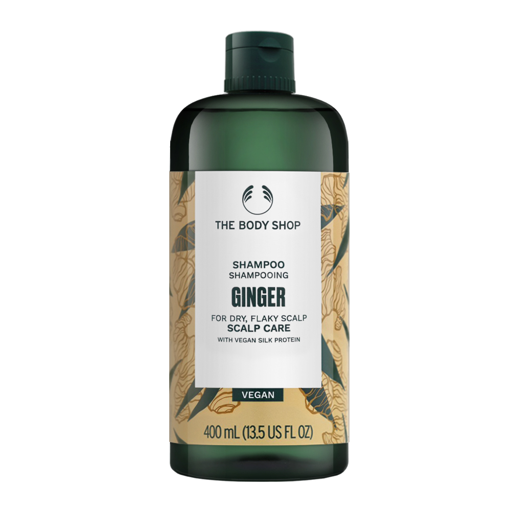 【The Body Shop】薑根鏗活調理洗髮精 400ml #新版