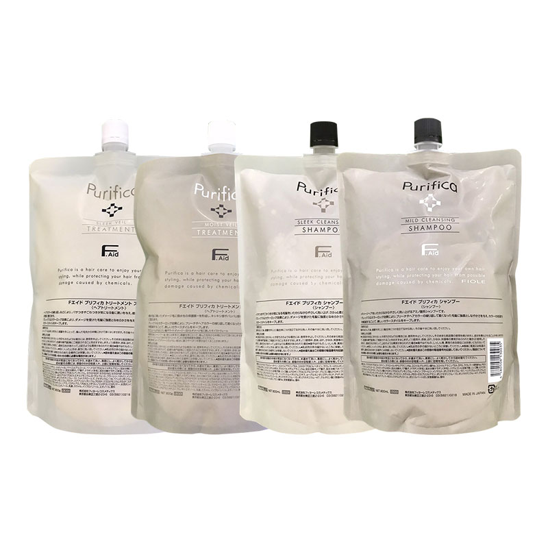 FIOLE purifica 艾淂 輕潤/羽潤 洗髮精 保護膜 800ml 補充包 (多款可選) 洗髮 護髮