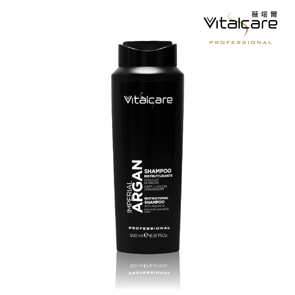 【Vitalcare 薇塔爾】皇家沙龍摩洛哥堅果油洗髮乳(一般、染燙髮質專用) 500ml