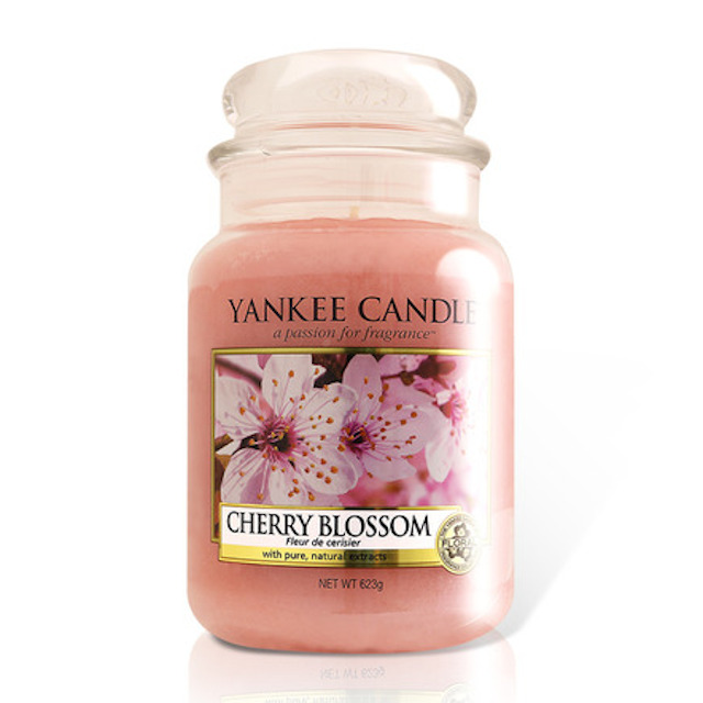 YANKEE CANDLE 香氛蠟燭-櫻花香氣 623g