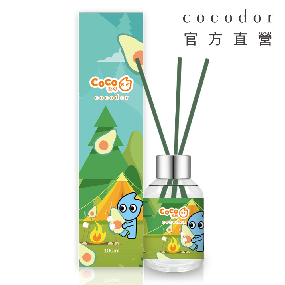 Cocodor & CoCo TEA聯名系列擴香瓶100ml-Avocado Milk with Pudding 酪梨布丁牛奶