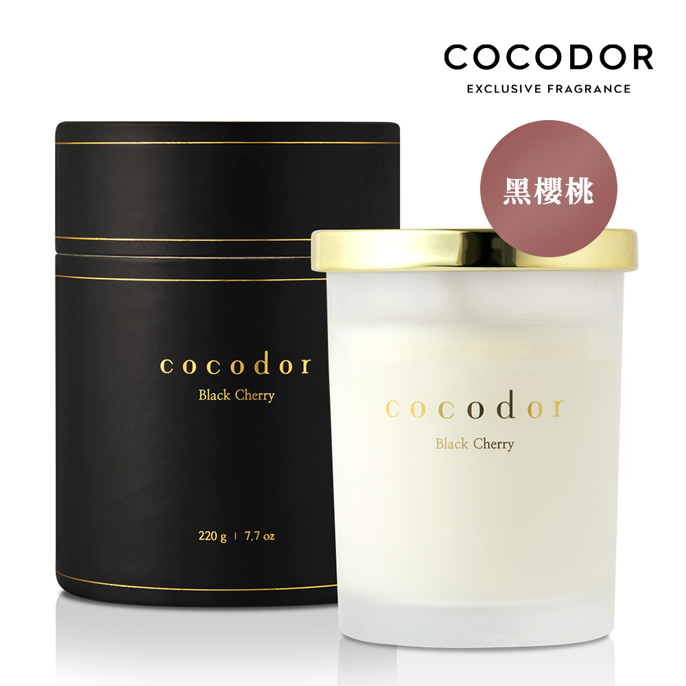 Cocodor Soy Candle 大豆蠟燭220g Black Cherry 黑櫻桃