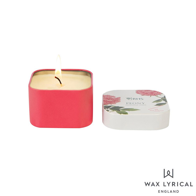 英國 Wax Lyrical 午後花園系列 Peony 牡丹 錫罐 130g 香氛蠟燭