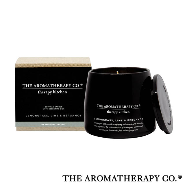 紐西蘭 Aromatherapy Co Therapy Kitchen系列 Lemongrass Lime & Bergamot 檸檬草佛手柑 260g 香氛蠟燭