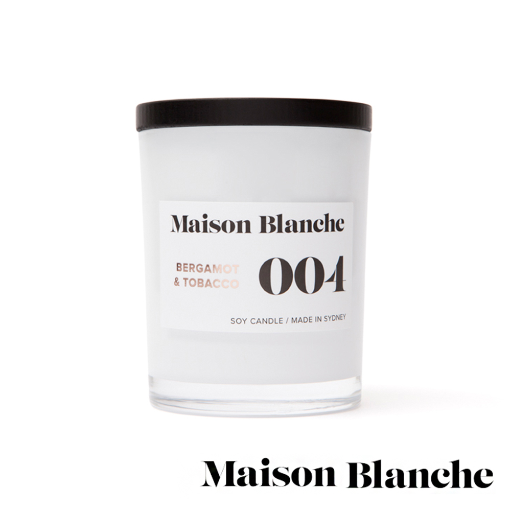 澳洲Maison Blanche 004 佛手柑菸草 200g 手工香氛蠟燭
