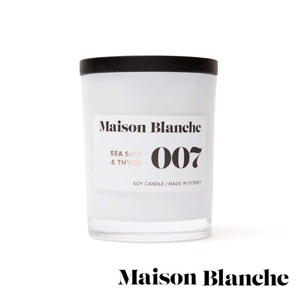 澳洲Maison Blanche 007 海鹽百里香 200g 手工香氛蠟燭