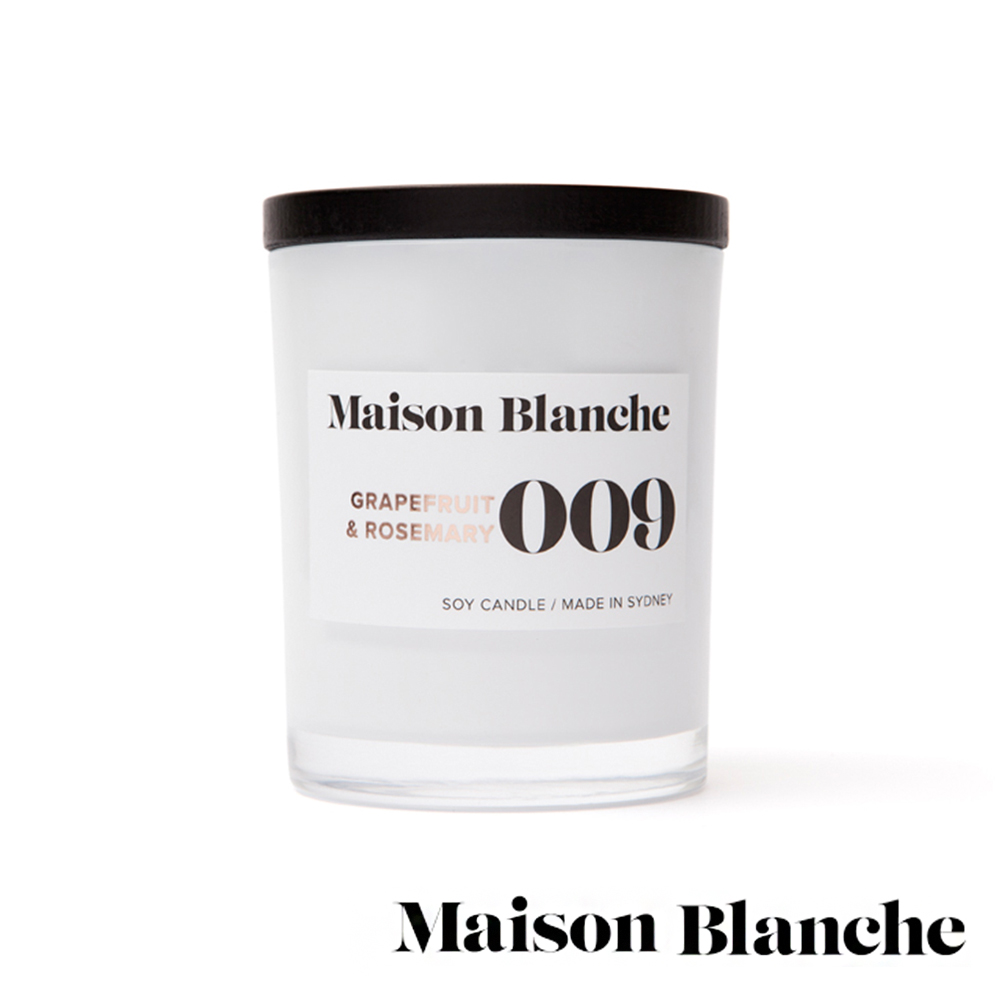 澳洲Maison Blanche 009 葡萄柚迷迭香 200g 手工香氛蠟燭