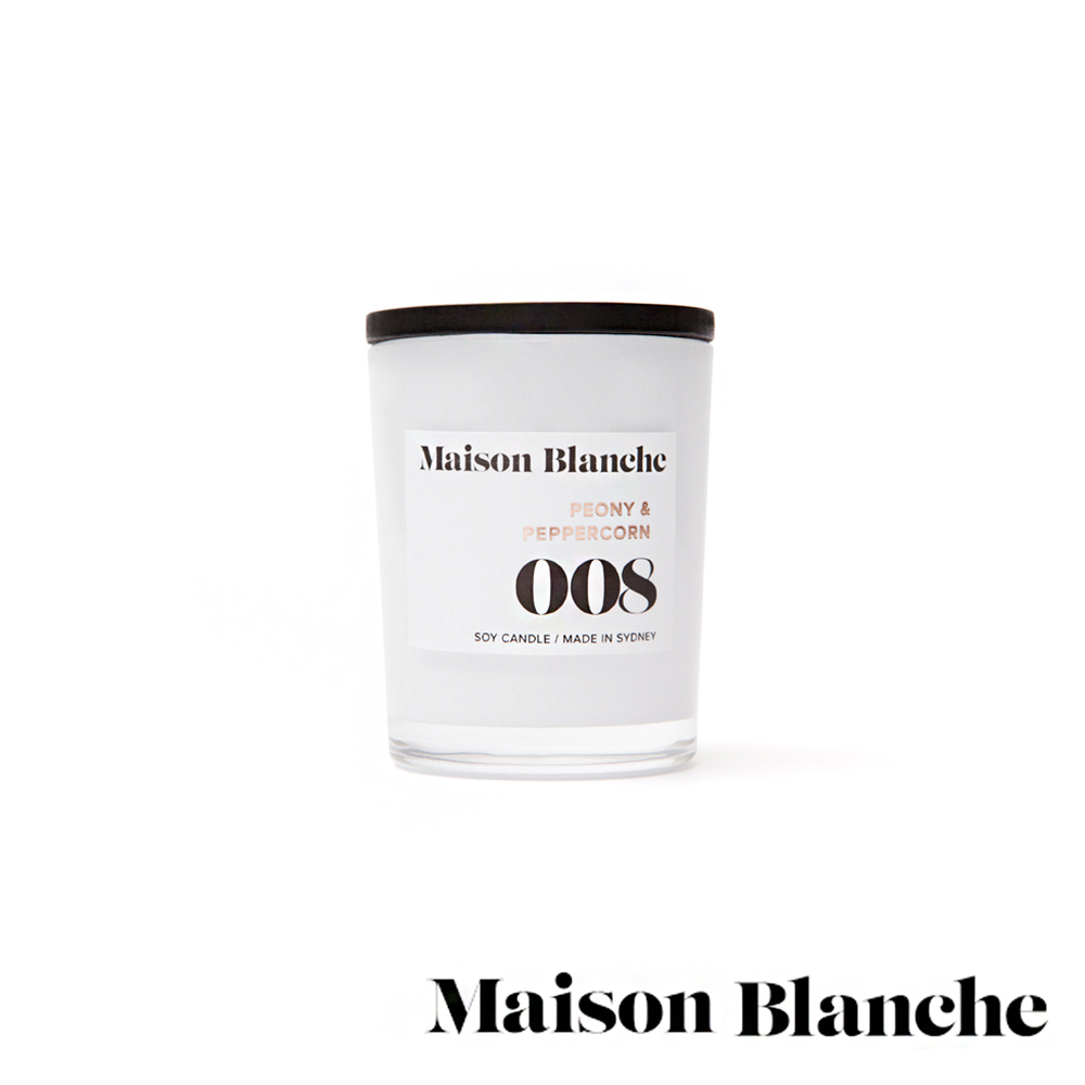 澳洲Maison Blanche 008 牡丹胡椒 60g 手工香氛蠟燭