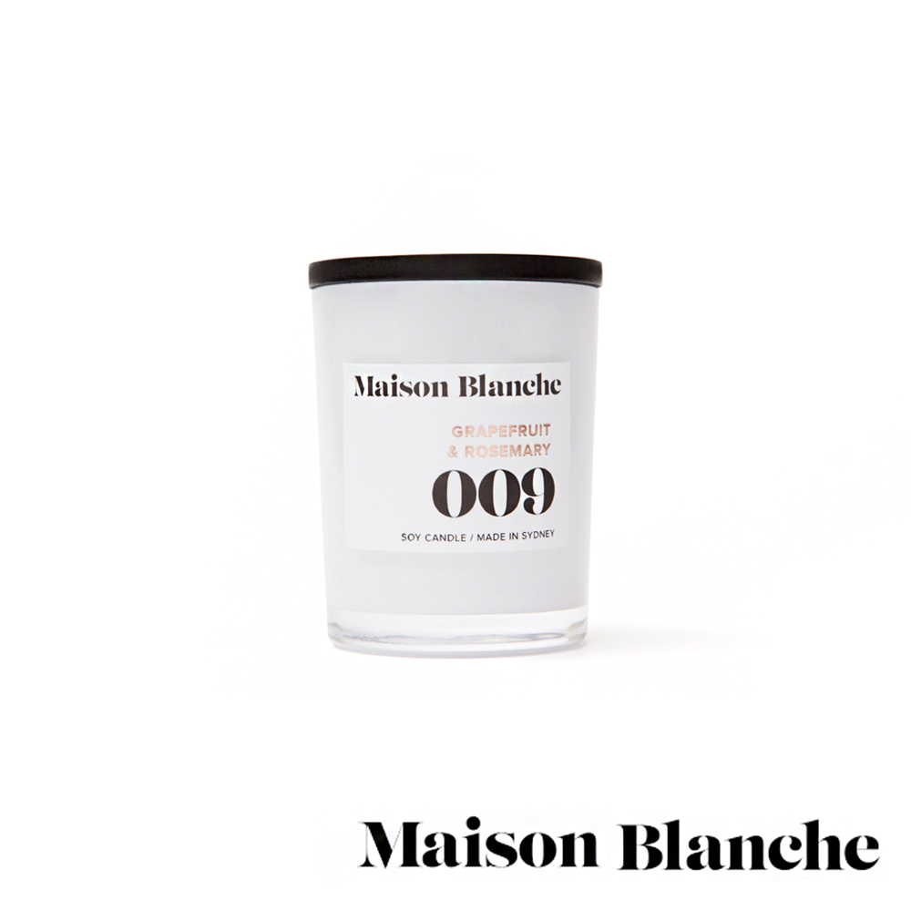 澳洲Maison Blanche 009 葡萄柚迷迭香 60g 手工香氛蠟燭