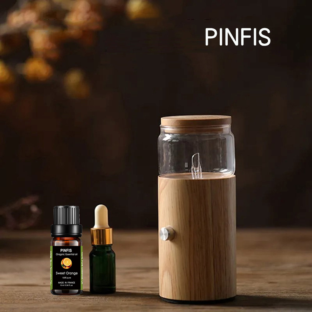 【品菲特PINFIS】玻璃實木精油擴香儀 香氛機-直筒型