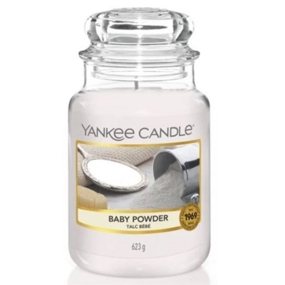 《YANKEE CANDLE》嬰兒爽身粉香氛蠟燭623g