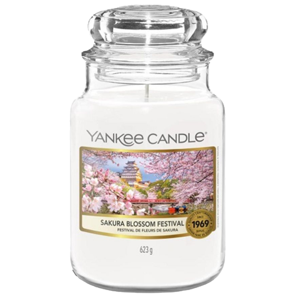 《YANKEE CANDLE》櫻花祭香氛蠟燭623g