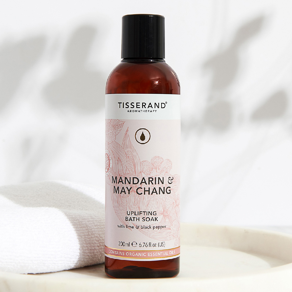 TISSERAND滴莎藍德 桔子與山蒼果精油泡泡浴 Mandarin & May Chang Uplifting Bath Soak 200ml