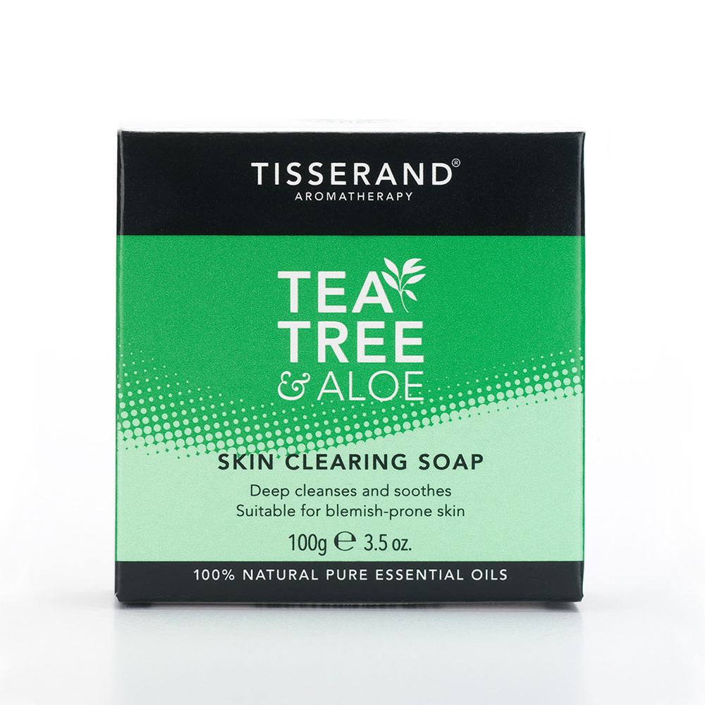 TISSERAND滴莎藍德 茶樹淨膚香皂 Tea Tree & Aloe Skin Clearing Soap 100g