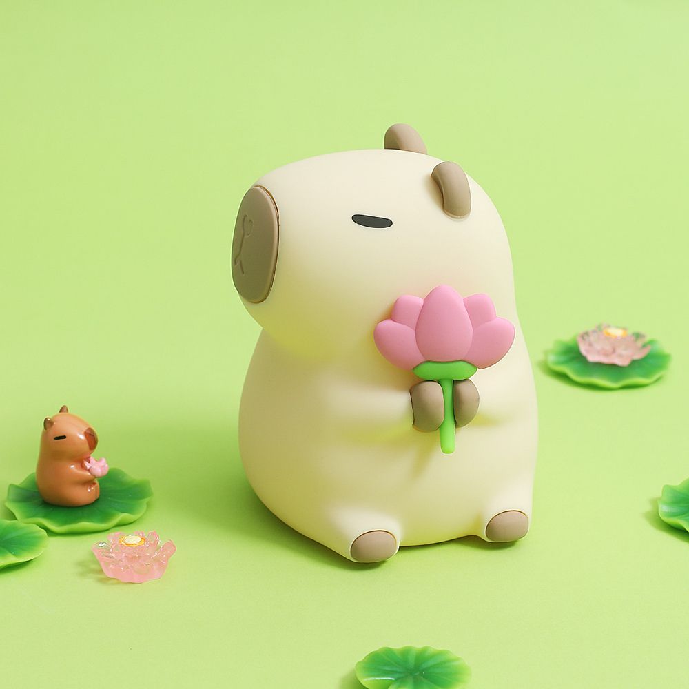 卡皮巴拉系列 拍拍燈(小夜燈、床頭燈、USB燈、伴睡入眠、紓壓小物)