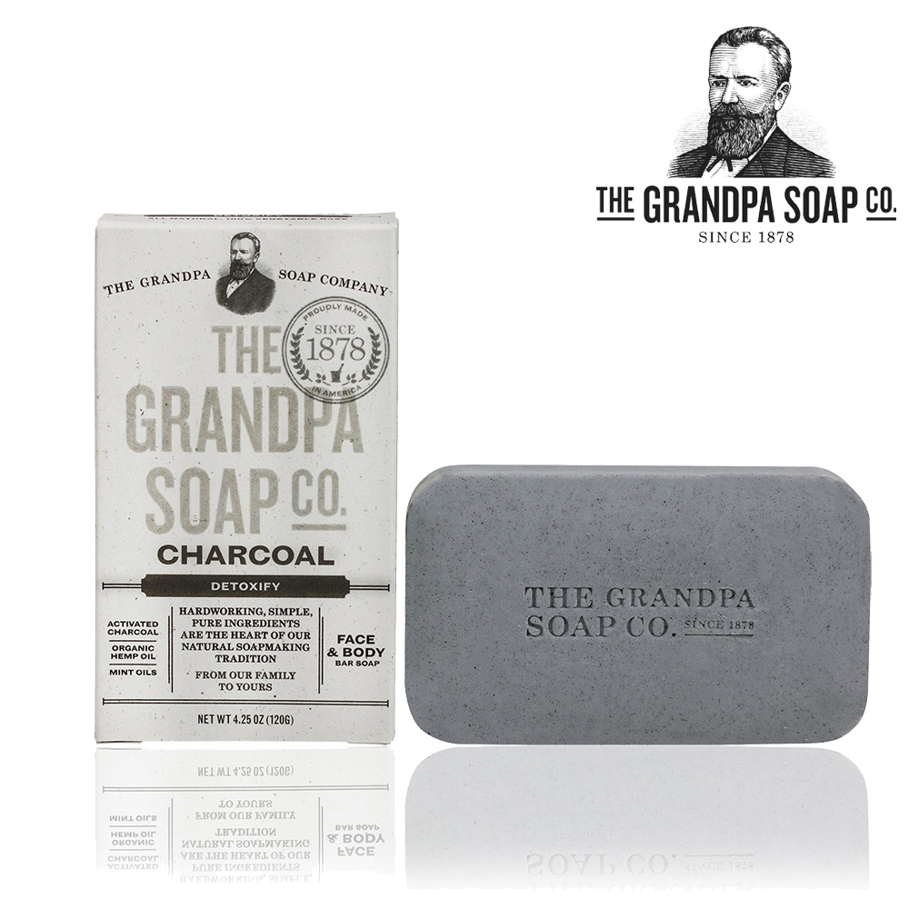 Grandpa 神奇爺爺 活炭大麻籽薄荷專業淨膚皂 4.25oz