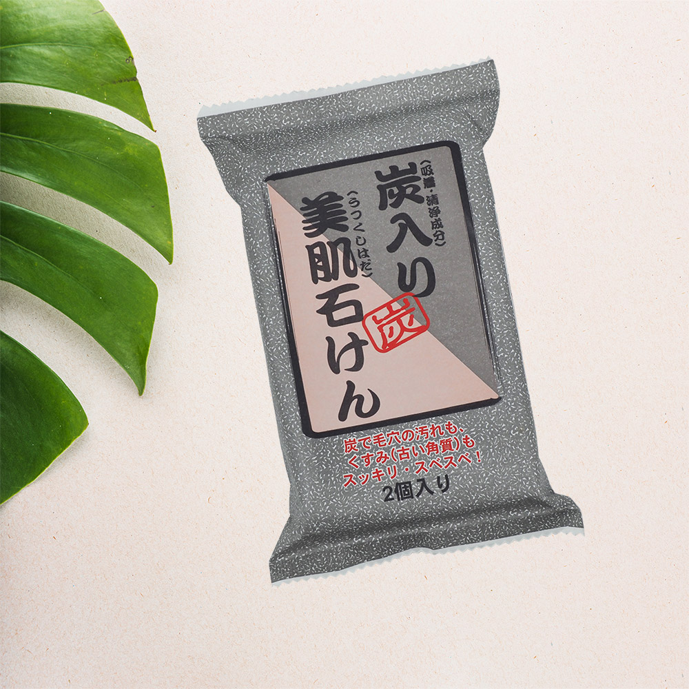 日本製Clover炭美肌皂-100g-2入x1組