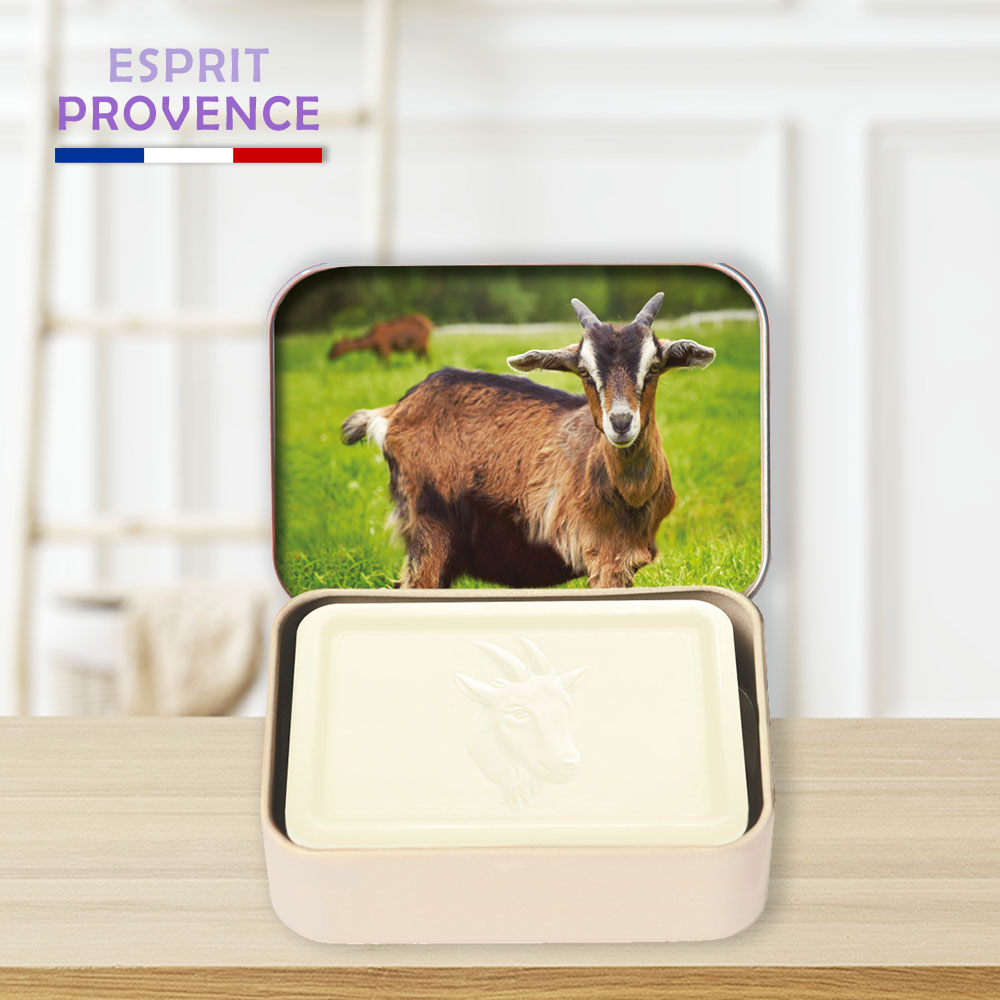 法國ESPRIT PROVENCE羊奶鐵盒皂70g