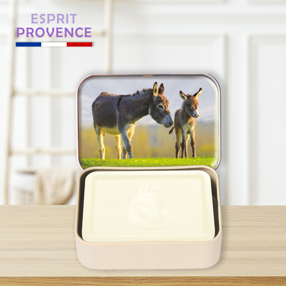 法國ESPRIT PROVENCE驢奶鐵盒皂70g