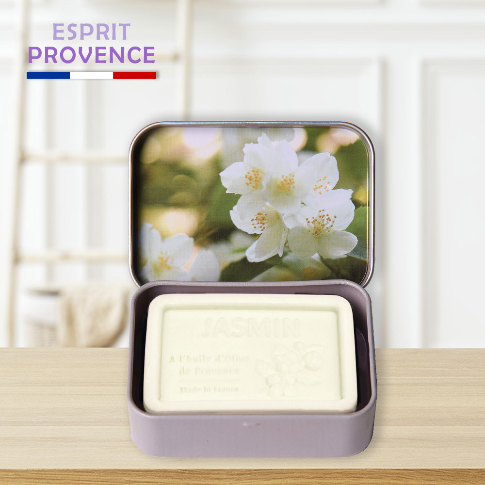 法國ESPRIT PROVENCE茉莉鐵盒皂70g