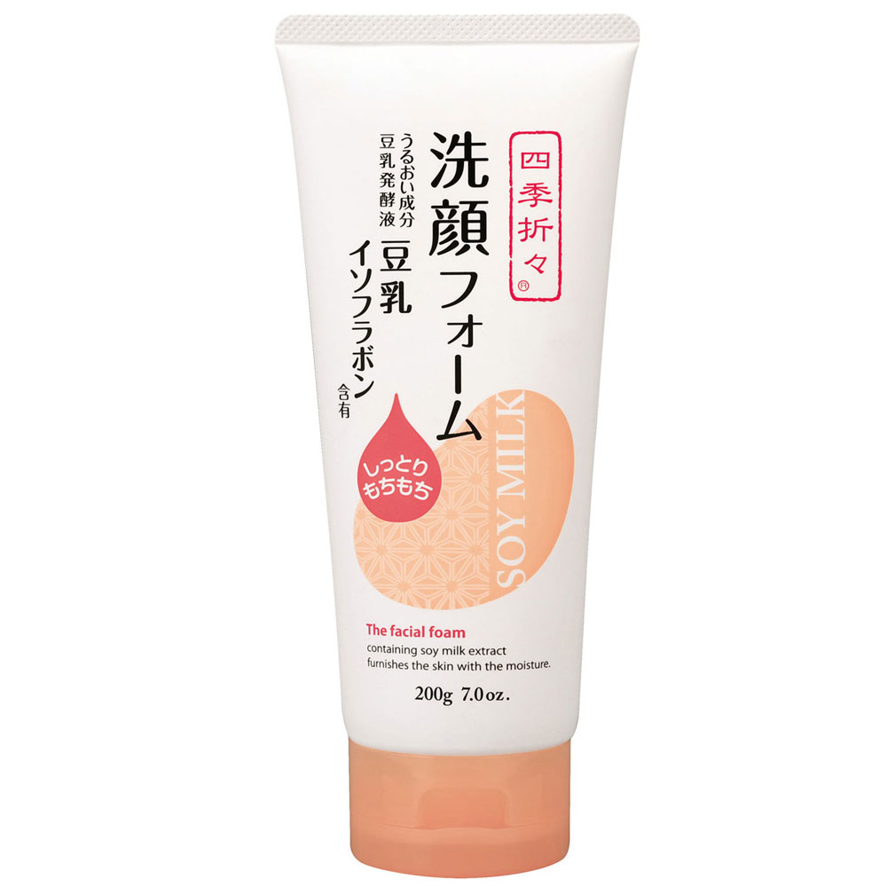 日本KUMANO熊野 豆乳美肌水潤洗面乳200g