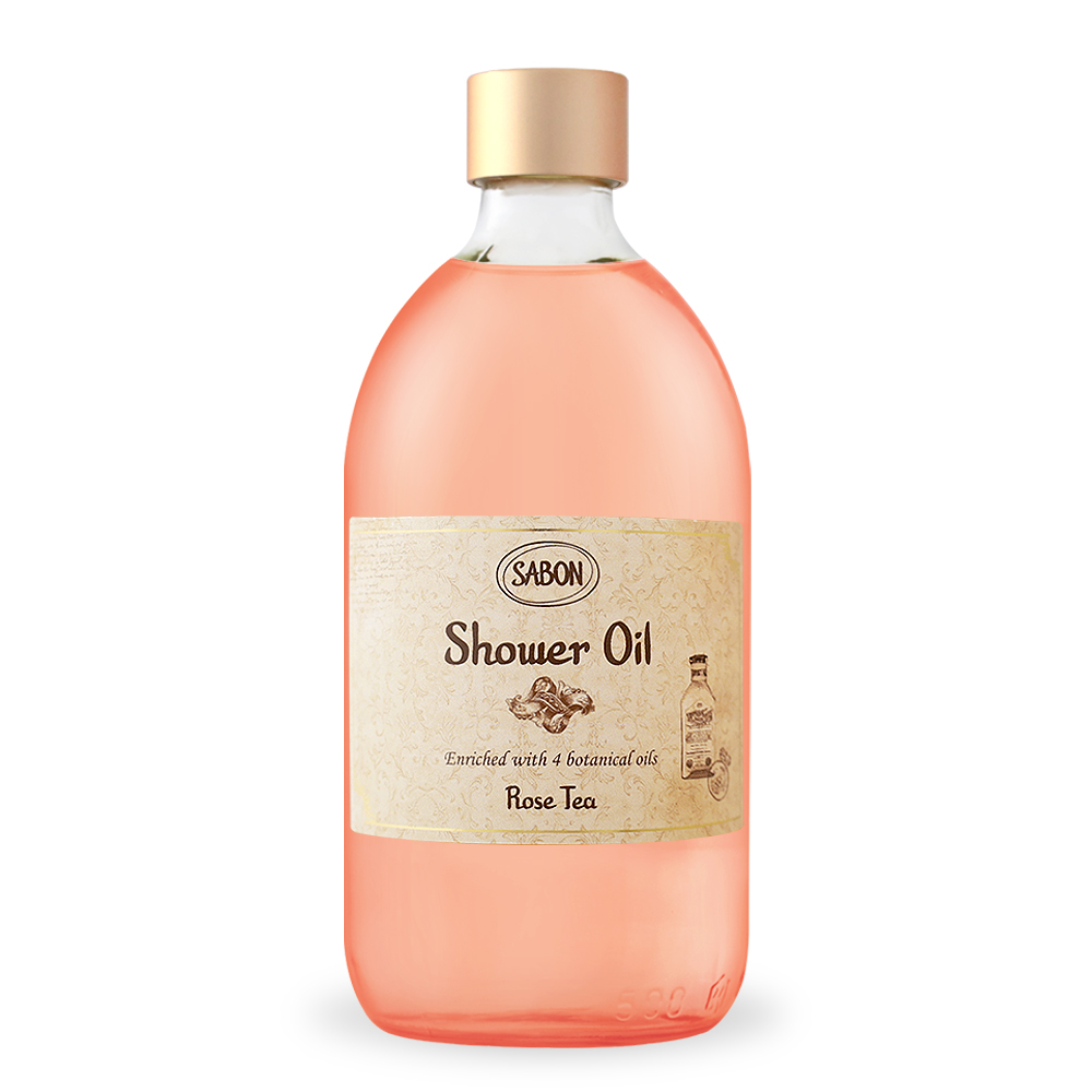 SABON 玫瑰茶語沐浴油(500ml)-國際航空版