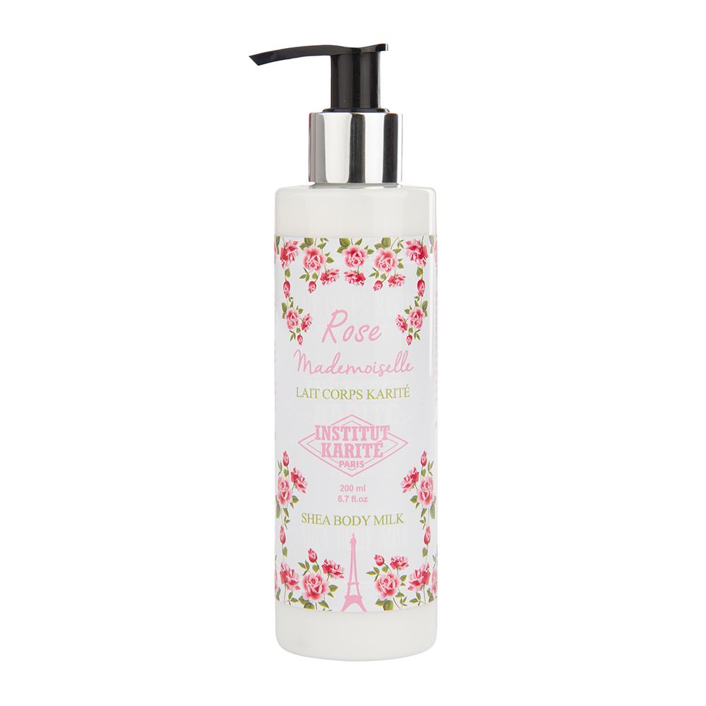 Institut Karite Paris巴黎乳油木玫瑰皇后保濕美體乳200ml