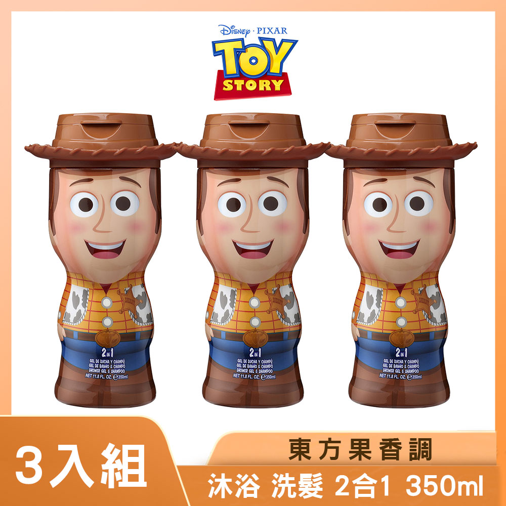 【3入組】Toy Story 4 Woody 胡迪 2合1沐浴洗髮精 350ml