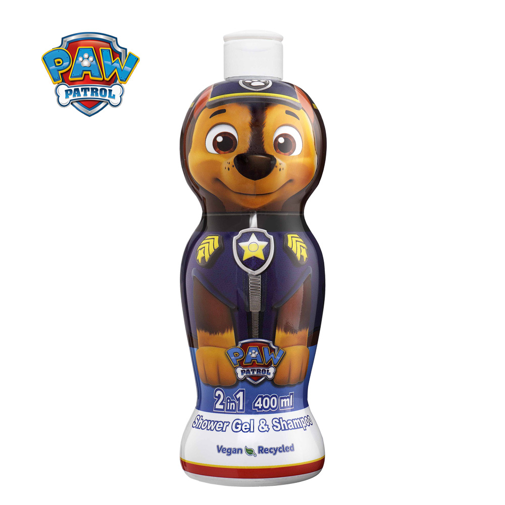 Paw Patrol 汪汪隊警察阿奇2合1沐浴洗髮精 400ml (萌Q收藏版)