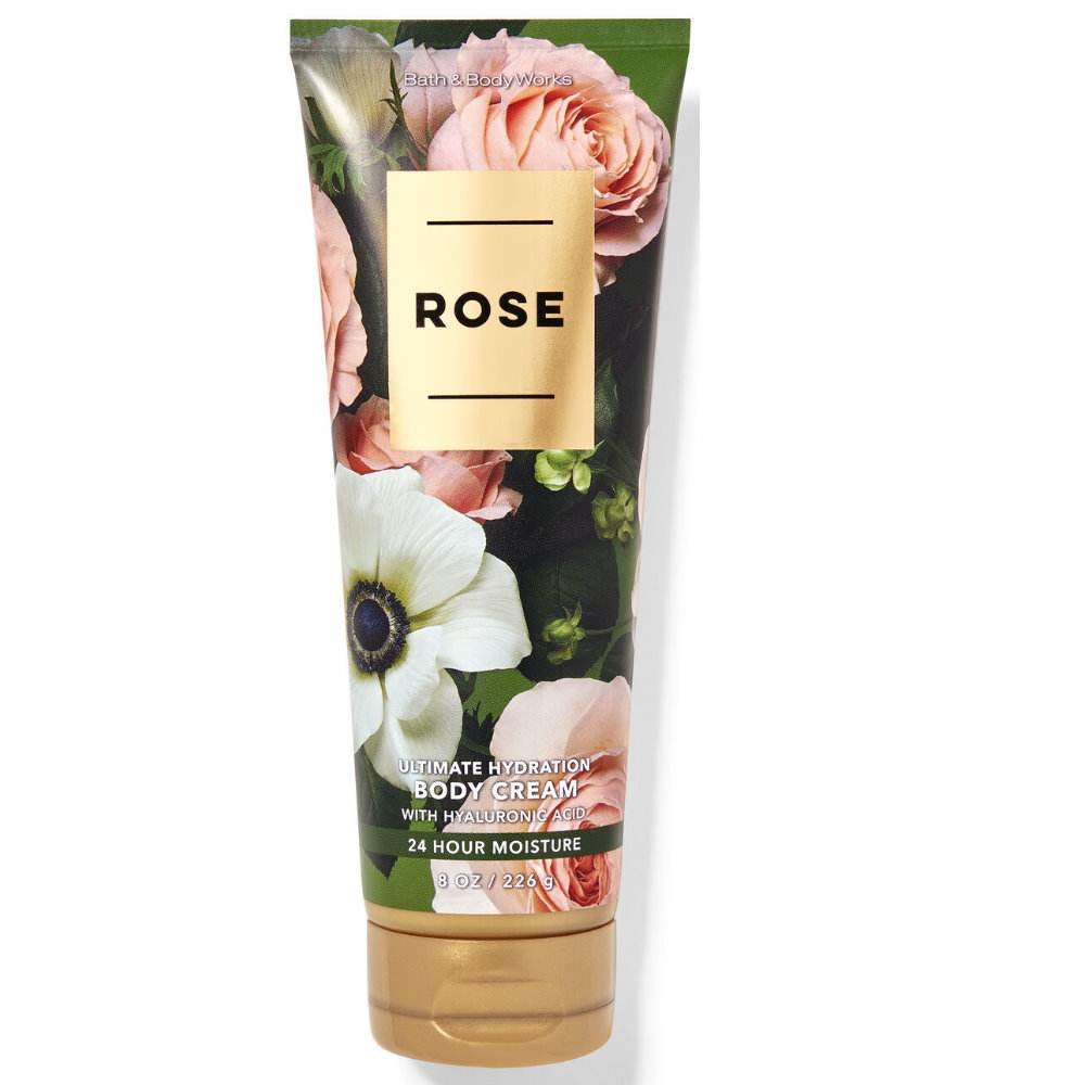 《Bath & Body Works BBW 》保濕香水身體乳霜【玫瑰】Rose 226g