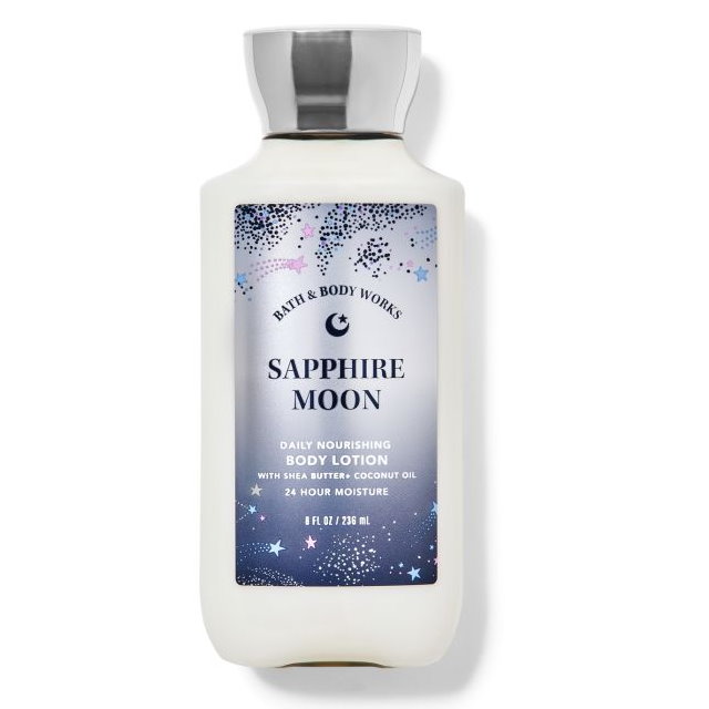《Bath & Body Works BBW 》香水身體乳液【藍寶石月亮】Sapphire Moon 236ml