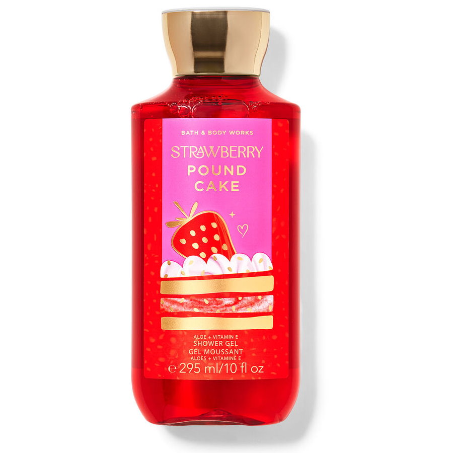 《Bath & Body Works BBW 》香水沐浴精【草莓磅蛋糕】Strawberry Pond Cake 295ml