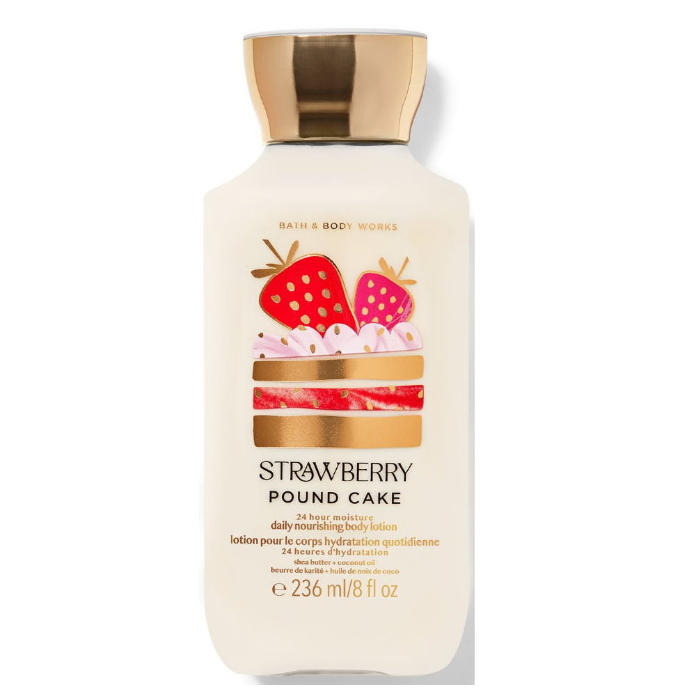 《Bath & Body Works BBW 》香水身體乳液【草莓磅蛋糕】Strawberry Pond Cake 236ml